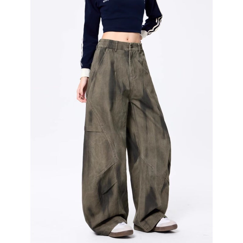 Unisex Classic Denim Jeans Loose Fit Daily Outdoor Wear - Image 4