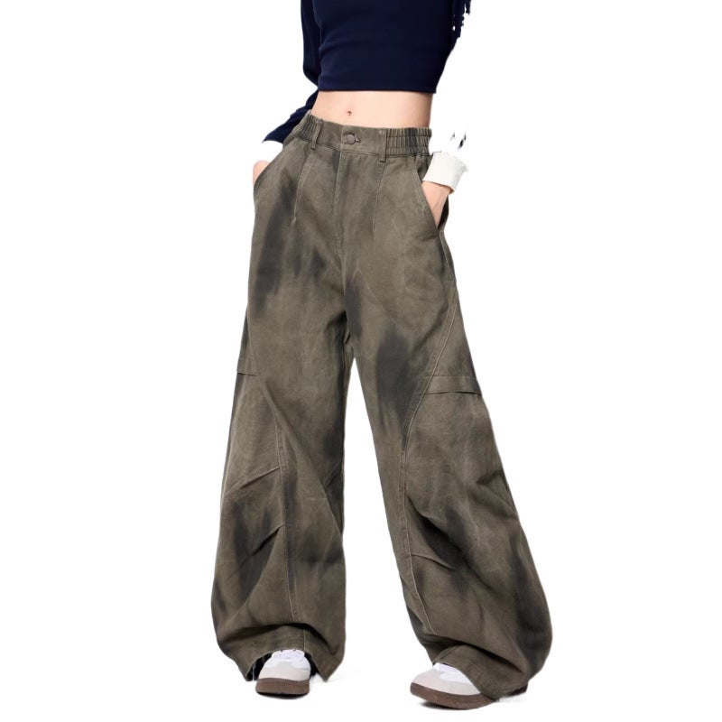 Unisex Classic Denim Jeans Loose Fit Daily Outdoor Wear - Image 5