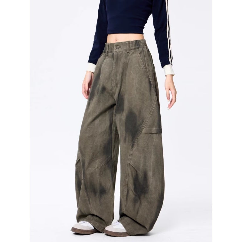 Unisex Classic Denim Jeans Loose Fit Daily Outdoor Wear - Image 3