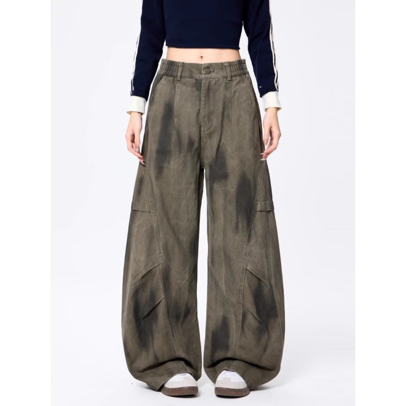 Unisex Classic Denim Jeans Loose Fit Daily Outdoor Wear - Image 2