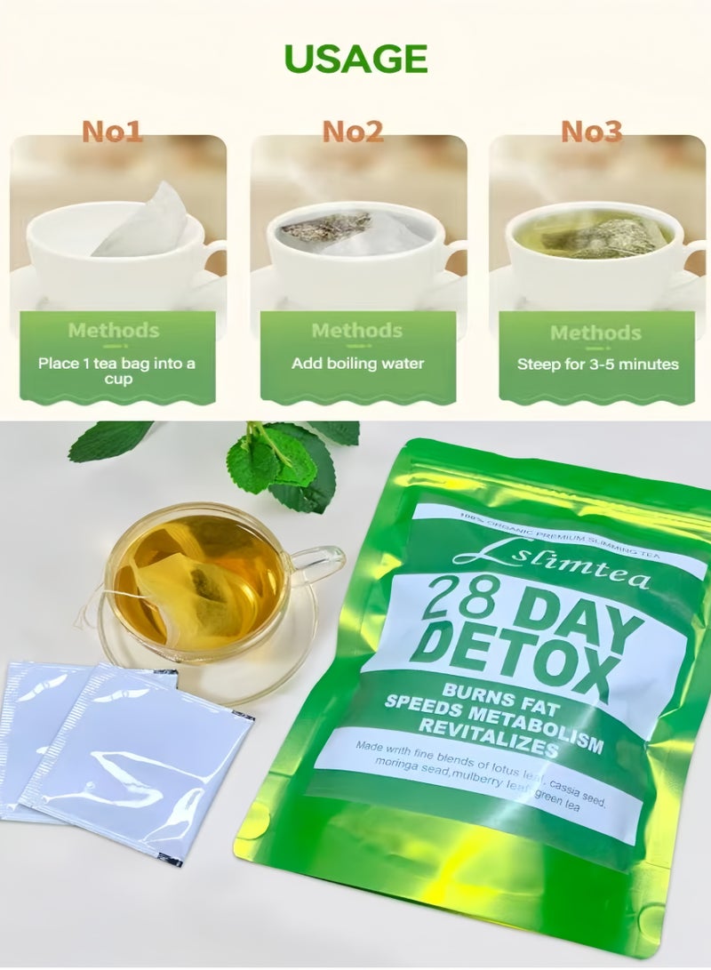 Wins Town Detox Tummy Tea Bags Support Healthy Digestive And Metabolism 28 Bags - Image 5
