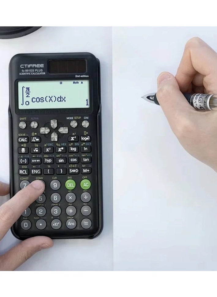 CTIFREE Fc991Advanced Scientific Calculator 2nd Gen - Dual Use for Students & Office Professionals, Multifunctional Engineering/Business Math Tool  - Image 5