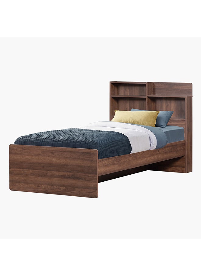 Home Box Vanilla Single Bed with Headboard Storage 208 x 80 x 100 cm  - Image 2