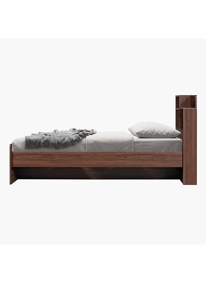 Home Box Vanilla Single Bed with Headboard Storage 208 x 80 x 100 cm  - Image 4