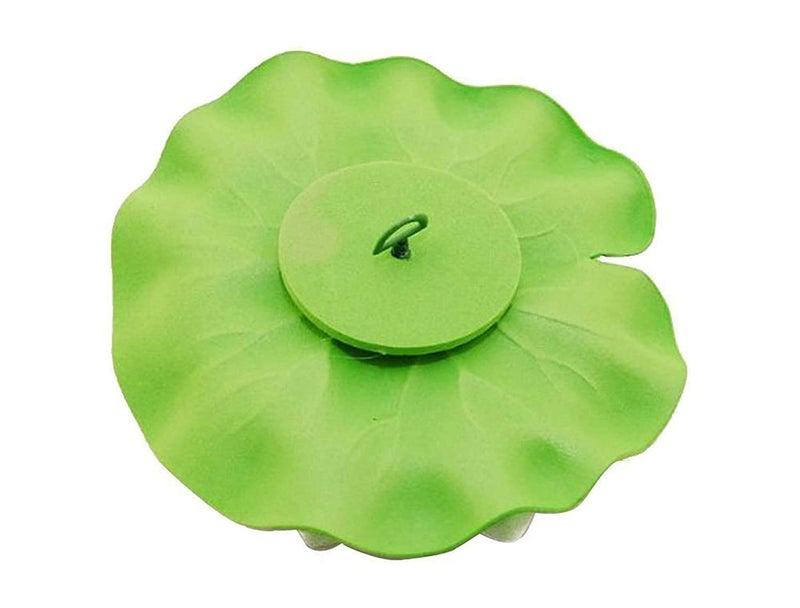 Generic Build Deco Artificial Floating Lotus Foam Flowers with Rubber Leaf for Outdoor, Indoor Home, Wedding, Aquariums Decoration Set of 6 Piece  - Image 4