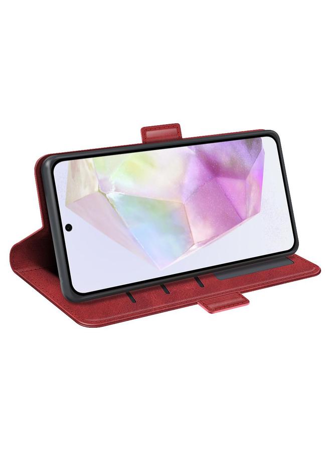 اس-توب جراب لهاتف Samsung Galaxy A36 مصنوع من الجلد مع مشبك مغناطيسي مزدوج الجوانب وقابل للطي أفقيًا - Image 5