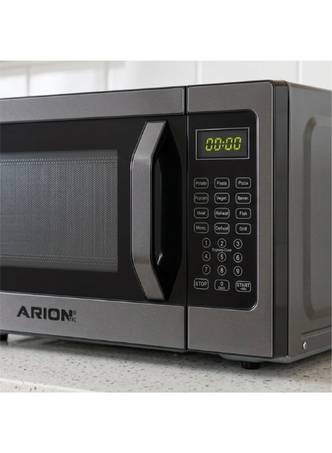 ARION Microwave Oven with Grill, Digital Control, 30 L, 950 W, AR-MWD-30 S, Black - Image 3
