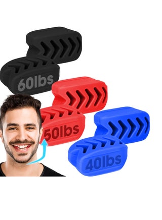 2024 Upgraded Jaw Exerciser for Men u0026 Women 6pcs 3 Resistance Levels, Silicone Jawline Exerciser Jaw Trainer Strengthener Jawline Shaper for All Level Users BPA Free Blue Red Black - pzsku/Z9B8557E45AE1C7CB3EC3Z/45/1742680782/1c109c0b-b7f8-42e4-8d3a-6447d580d5ca