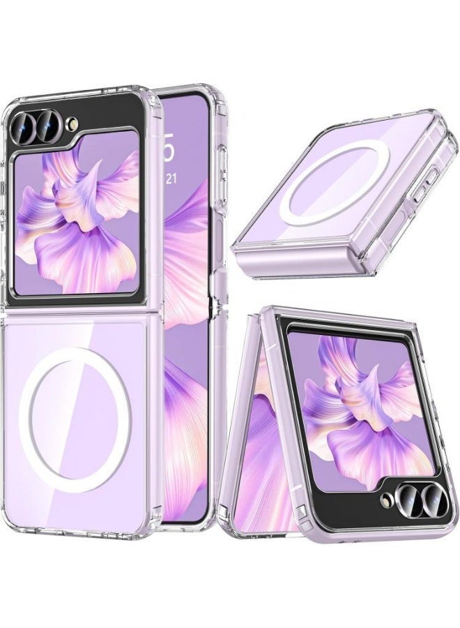 Magnetic Case Samsung Galaxy Z Flip 5 - Shockproof Protection, Anti-Scratch Cover - Image 1
