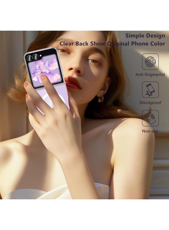 Magnetic Case Samsung Galaxy Z Flip 5 - Shockproof Protection, Anti-Scratch Cover - Image 2