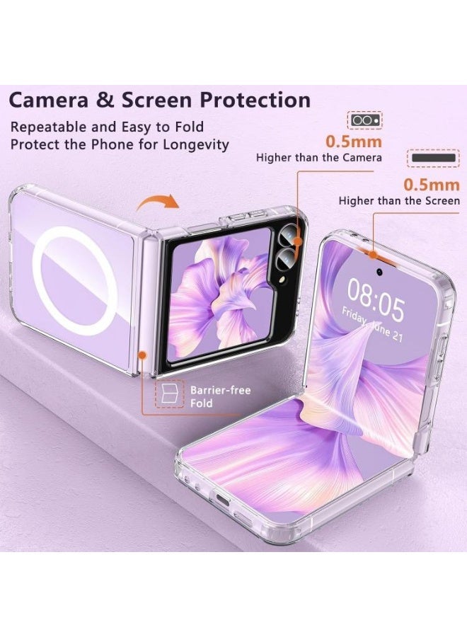 Magnetic Case Samsung Galaxy Z Flip 5 - Shockproof Protection, Anti-Scratch Cover - Image 5