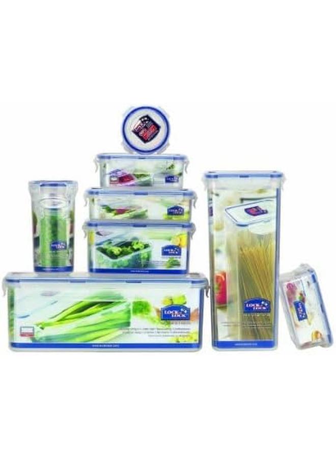 لوك اند لوك حاوية كلاسيكية رفيعة بسعة 620 مل، لون أزرق شفاف - Image 3