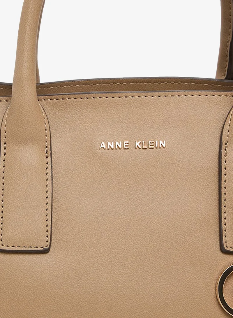 ANNE KLEIN  Anne Klein Logo Detail Snap Closure Satchel Bag Set for Women | Best Price UAE