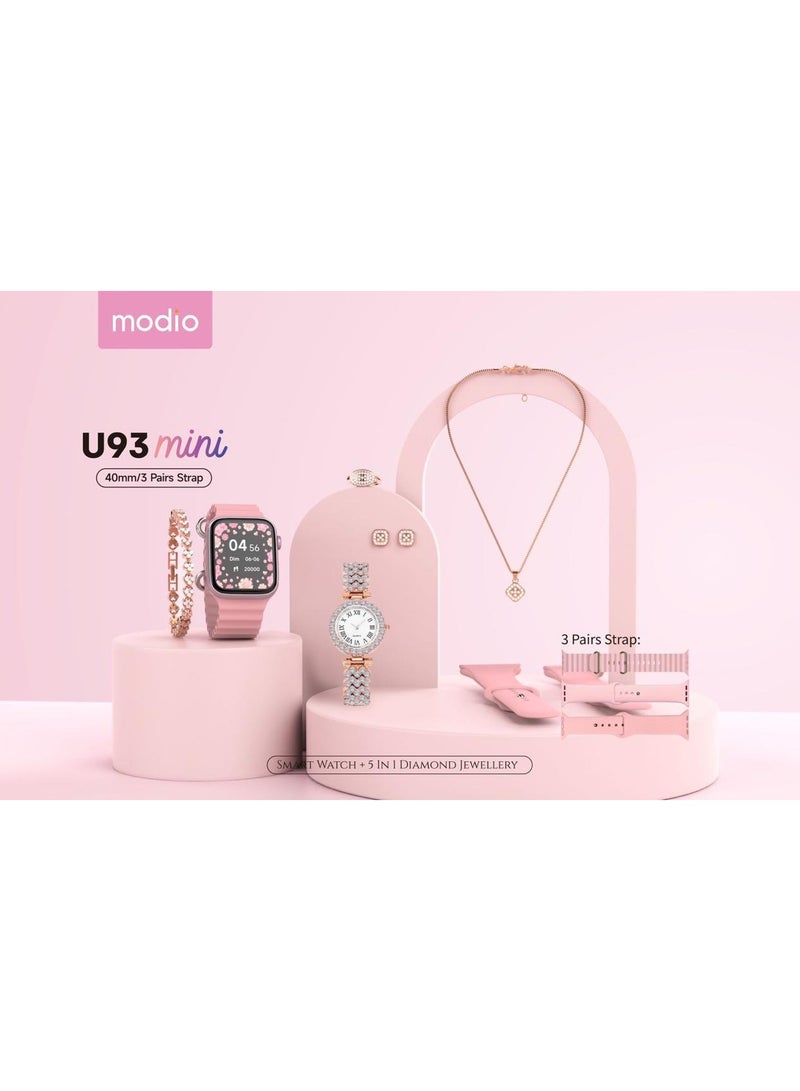 موديو ساعة ذكية موديو U93 ميني 40 ملم - Image 1