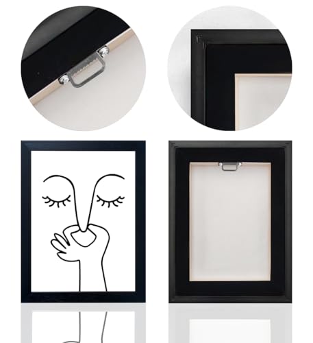 AIANHUA Black and White Bathroom Decor Wall Art Bad Smell Humorous Canvas Print Funny Guest Toilet Picture Artworks for bathroom walls Modern Minimalistic Bathroom Sign Accesories - Image 4