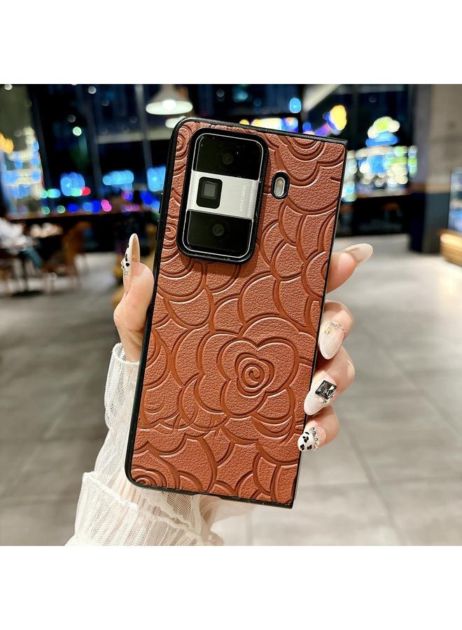 S-TOP Case For Honor Magic Vs2 Impression Camellia Pattern Protective Phone Case - Image 2