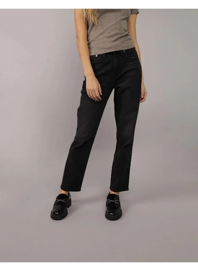امريكان ايجل AE Stretch Super High-Waisted Ankle Straight Jean