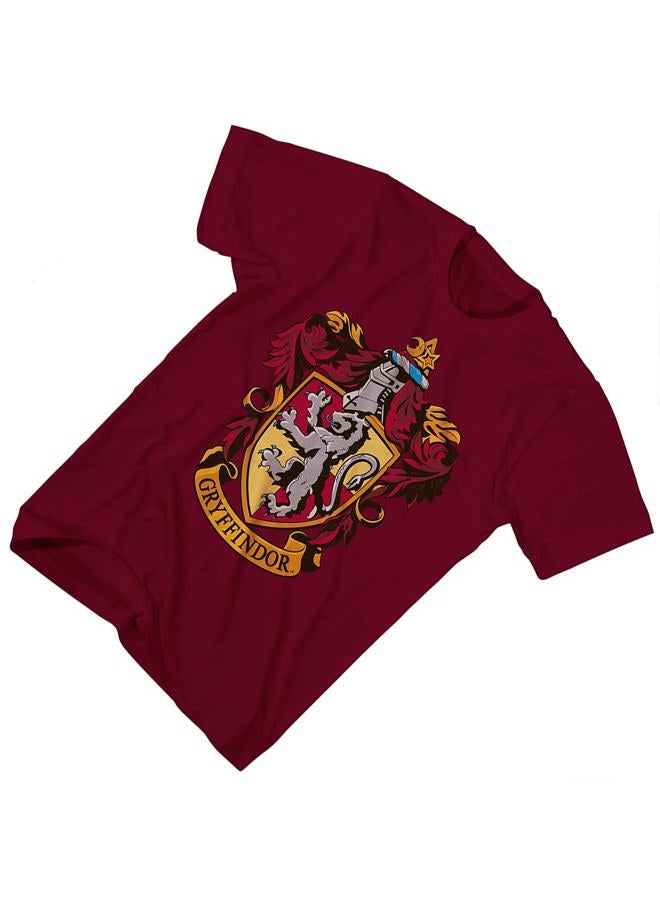 Harry Potter Boys Hogwarts T-Shirt Hogwarts Wizardry Shirt (Maroon, Small) - Image 4