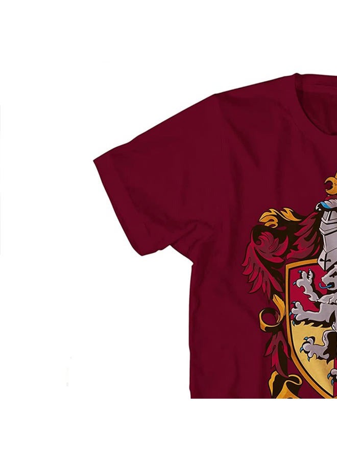 Harry Potter Boys Hogwarts T-Shirt Hogwarts Wizardry Shirt (Maroon, Small) - Image 5