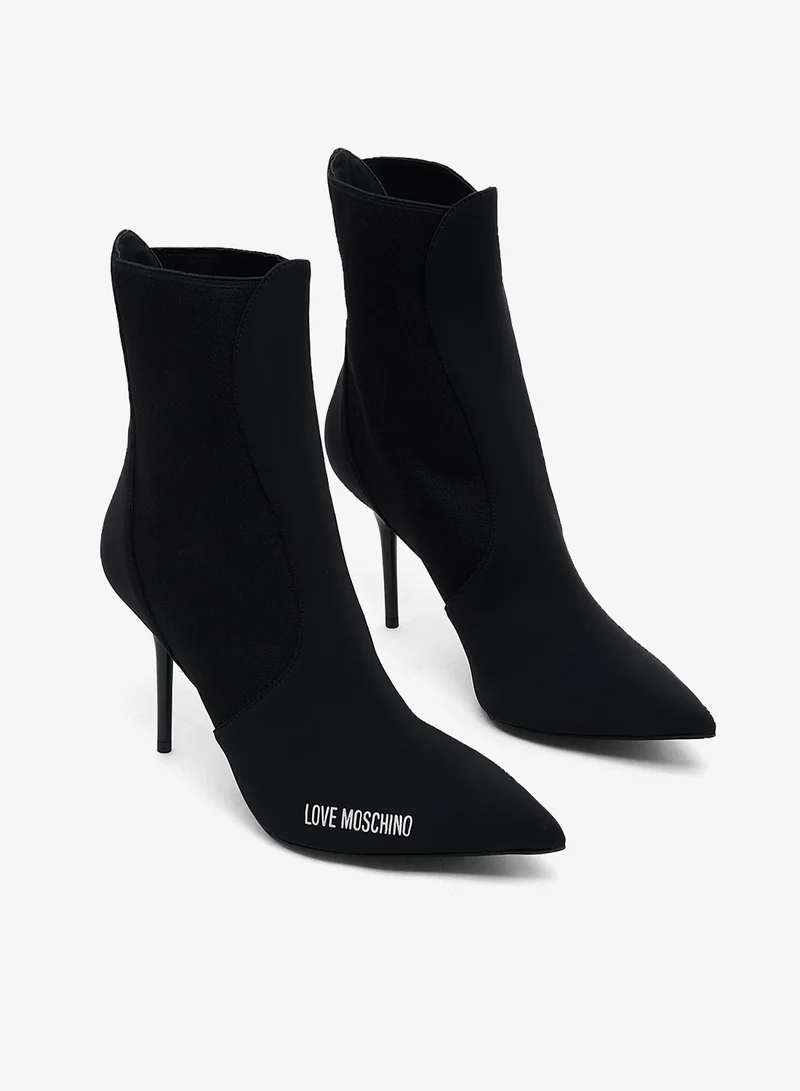 Love Moschino Lace Up Ankle Boots