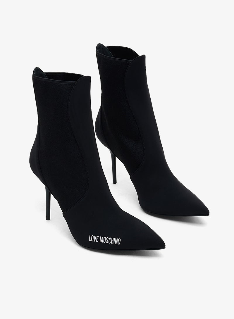 Love Moschino Lace Up Ankle Boots - Image 4
