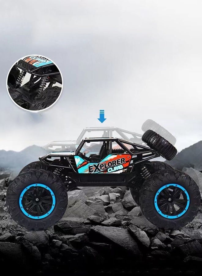 2.4GHz Remote Control Off-Road Toy Car - 1:16 Scale Alloy 4WD RC Vehicle for Kids, High-Speed Racing Car with Anti-Crash Design, Rechargeable Battery - Ideal for Boys & Girls Ages 6+, Indoor/Outdoor Play Gift - Image 3