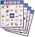 Iconikal 32 Player Bingo Game Set Patriotic American Flag America Map Independence Day 4th of July Games with Extra Pinning Game - Image 2