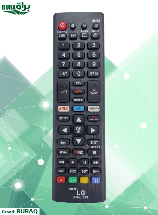 BURAQ LG Smart TV Remote - Universal Remote Control Compatible For LG Smart TV LCD LED OLED UHD HDTV Plasma 3D 4K TVs AKB75095307 AKB75375604 AKB75675304 AKB74915305 AKB76037601 AKB75675313 AKB75855501