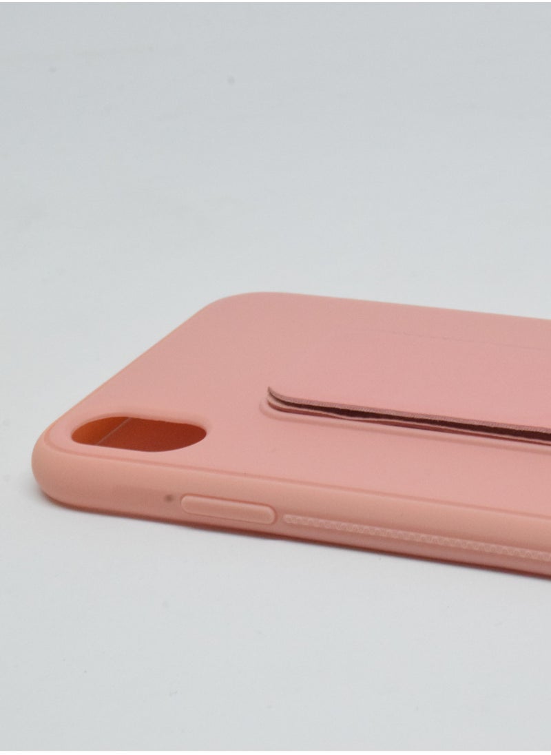 BORTONY - iPhone XR Case Fully Covered With Adjustable Finger Grip Holder+Mobile Stand Shockproof Anti Scratch Protective Case Cover For iPhone XR - Image 1