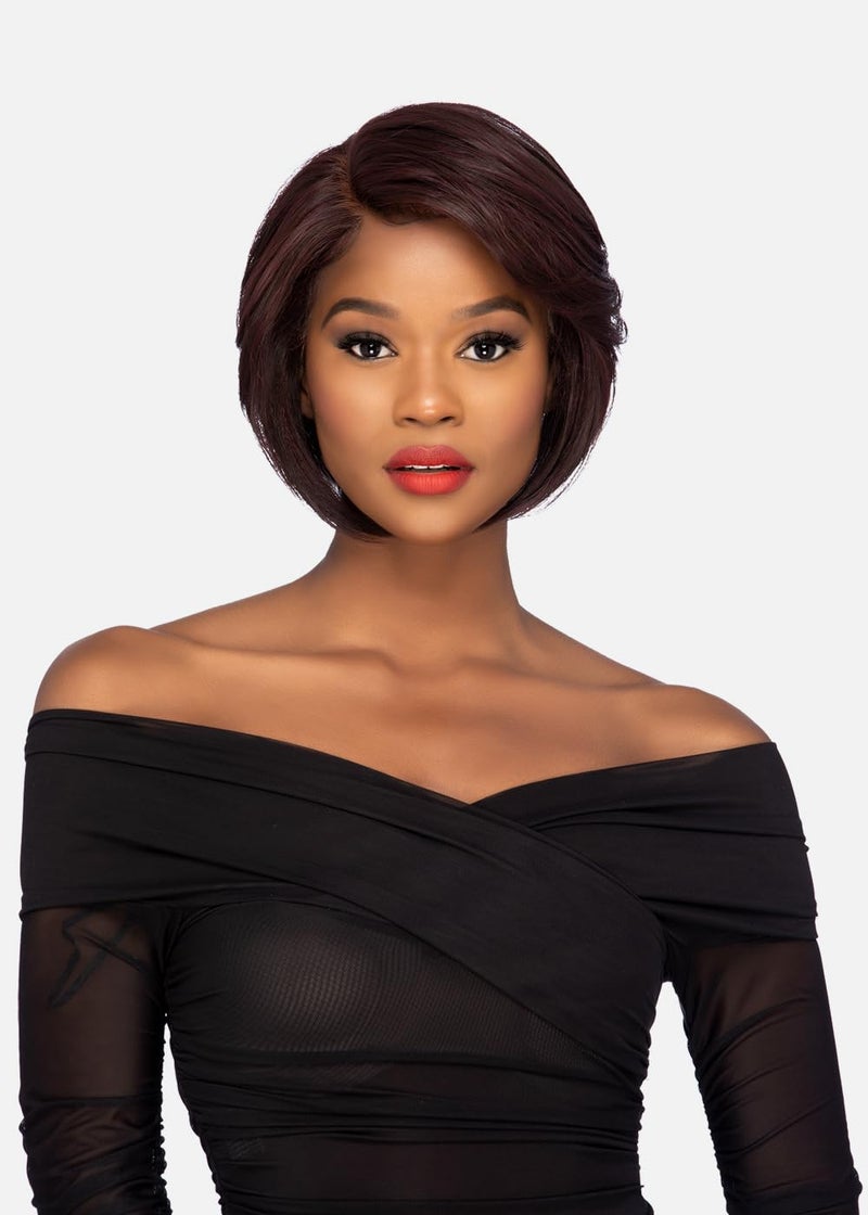 VIVICA A. FOX Vivica A Fox LANIKAI SYNTHETIC HAIR Natural Baby Lace Wig Color 2 Dark Brown