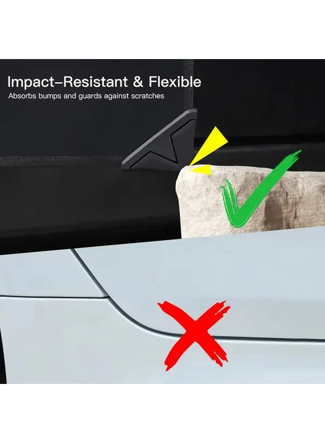 1 Set Silicone Car Door Edge Protector Anti Scratch Collision Guard Shockproof Automotive Accessories - Image 3