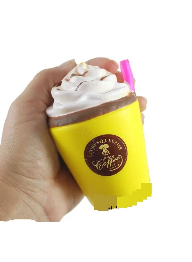 Squeezies Coffee Latte Slow Rise Squishy Fidget Toy - Soft Foam Stre 2026 - Image 1