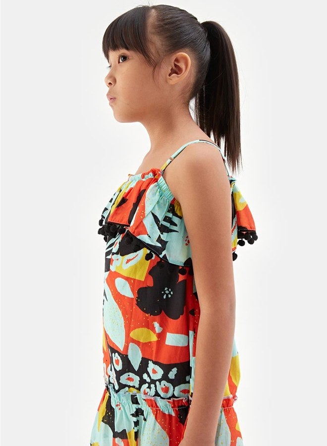 Tyess Girl Patterned Dress - Image 2
