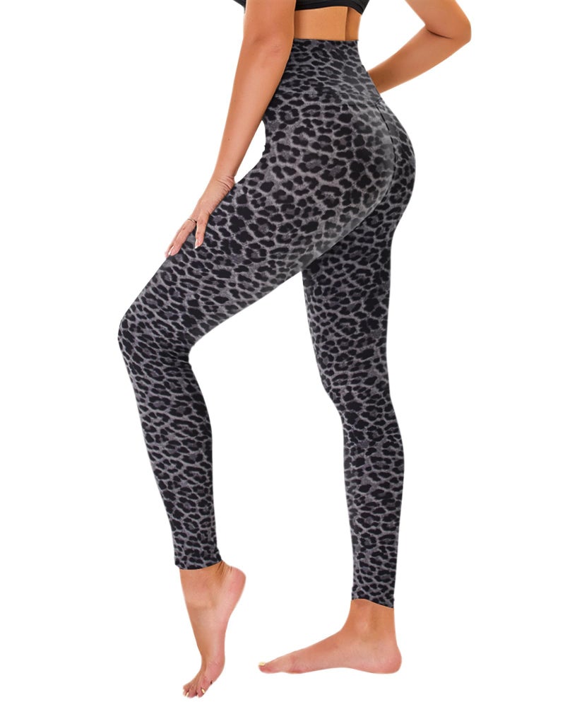 TNNZEET High Waisted Leggings for Women - No See Through Tummy Novelty Workout Yoga Pants with Pockets Reg & Plus - Image 1