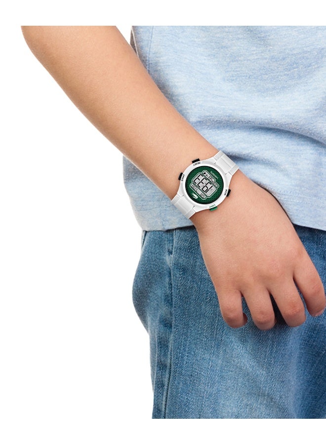 Lacoste LC33 Kids' Digital Quartz Watch with White Silicone Strap - 2030064 - Image 5