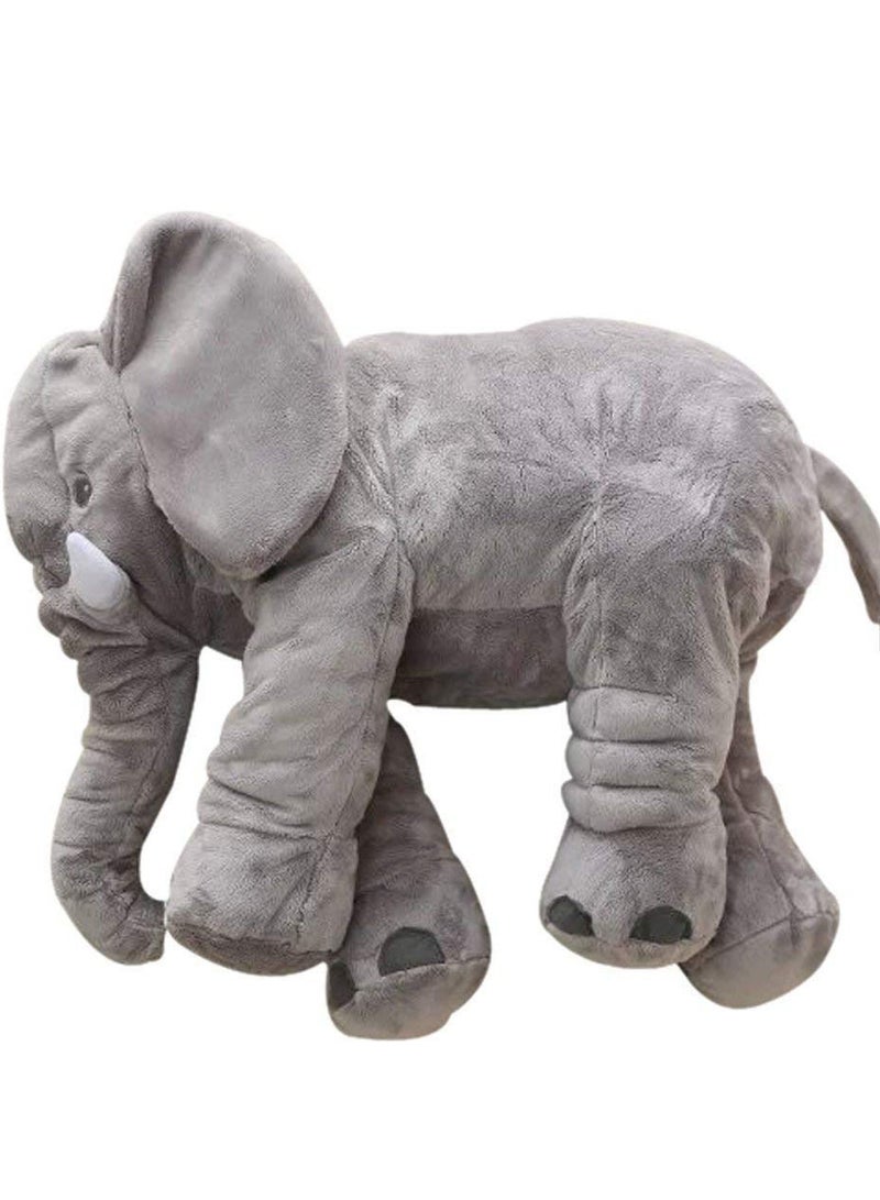 60cm Soft Elephant Plush Toys Stuffed Animal Toys Soft Toys Nursery Rooms Decorations Baby Kids Toys (Gray) - Image 5
