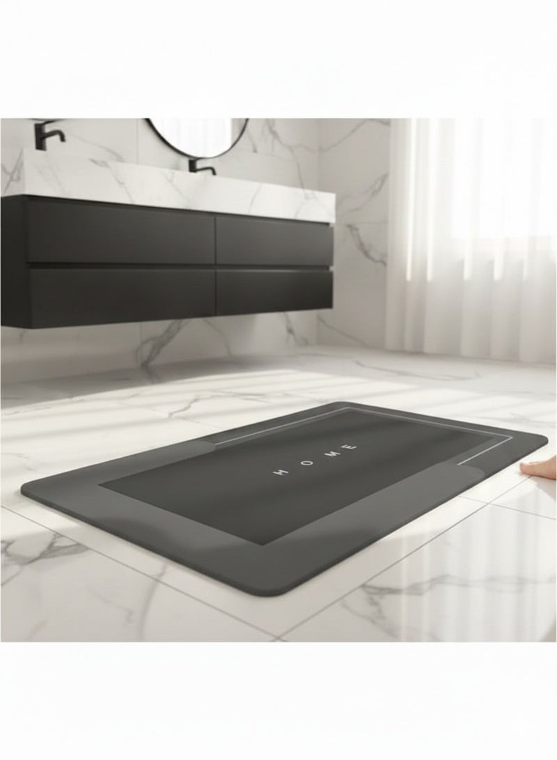 Super Absorbent Bathroom Floor Mat – Quick Drying, Non-Slip, Rectangular Design, One-Piece, Multi-Color Options - Image 1