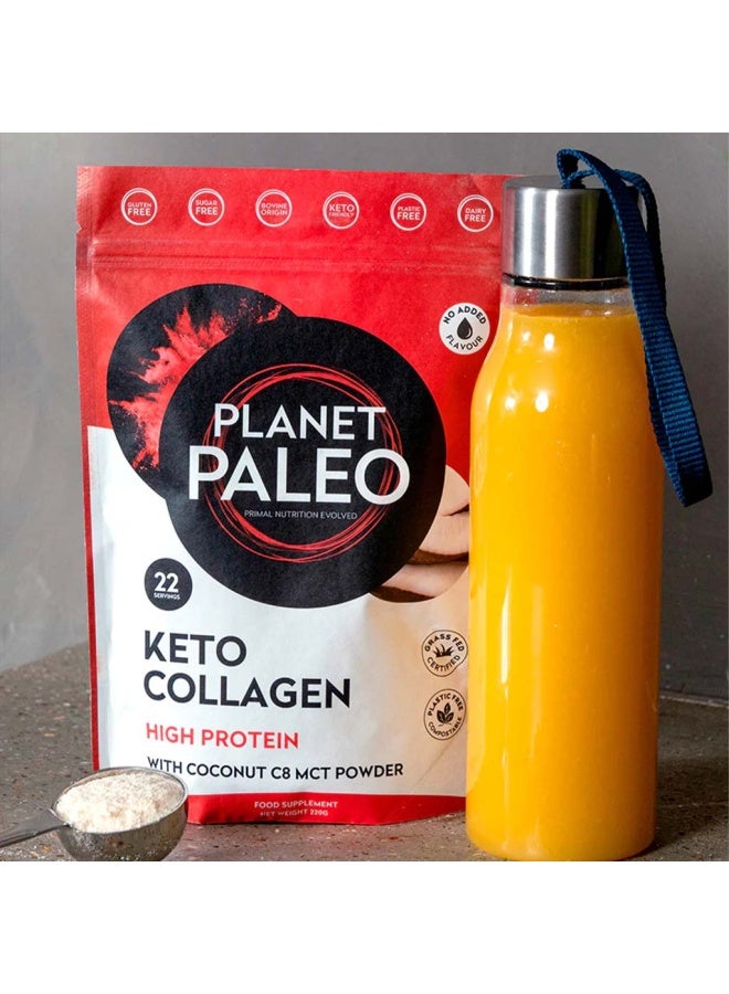 Planet Organic Planet Paleo High Protein Keto Collagen With Coconut C8 Mct Powder 220G, 22 Servings - Image 4