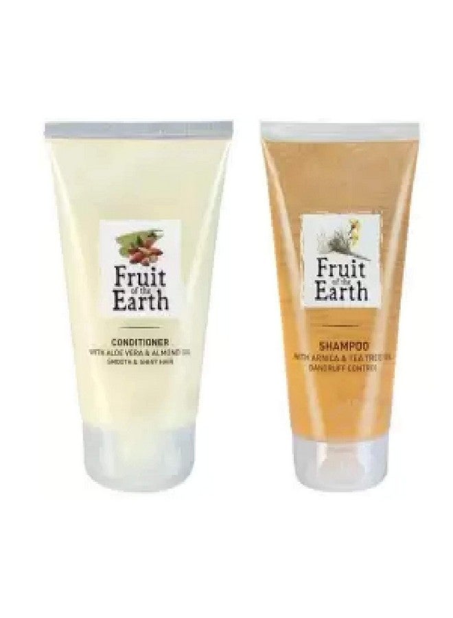 Modicare Fruit Of The Earth Shampoo With Arnica & Tea Tree Oil For Dandruff Control 200Ml + Conditioner With Aloevera & Almond Oil For Smooth & Shiny Hair 150Ml (Combo Pack) + Hairpin Free