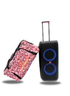 أنجري بول حقيبة تخزين آمنة لحقيبة مكبر الصوت مع حقيبة سفر ذات حزام عملي متوافقة مع JBL PARTY BOX 310 (ARMY-J)  - Image 1
