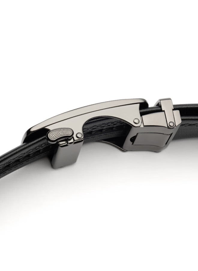 Aokang Men's Automatic Buckle Belt, Business Waistband, Top-grain Leather Gift Box, Trouser Belt, Qixi Valentine's Day Gift For Boyfriend - Image 3