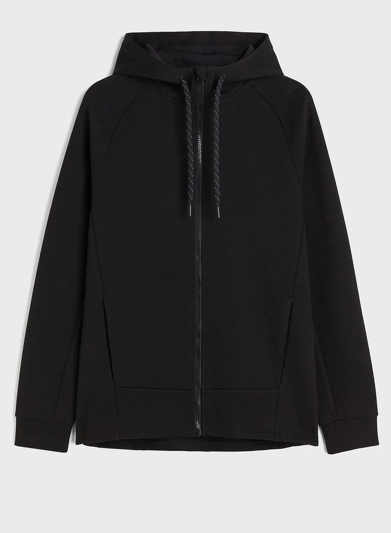 H&M Drymove™ Zip-Through Sports Hoodie