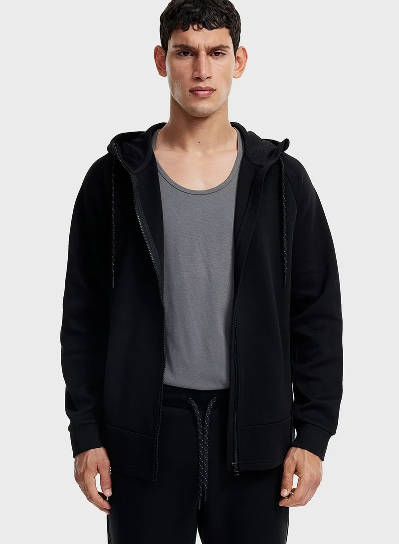 H&M Drymove™ Zip-Through Sports Hoodie