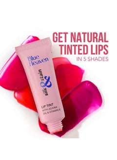Blue Heaven Silk & Stain Lip Tint, Brick Beauty, 8Ml, With Jojoba Oil & Vitamin E, Long Lasting, Non Sticky, Transfer Proof Formula, Natural Finish  - Image 2