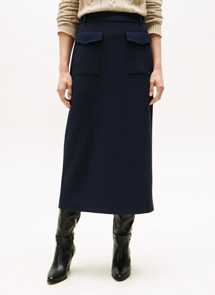Tailored Midi Skirt