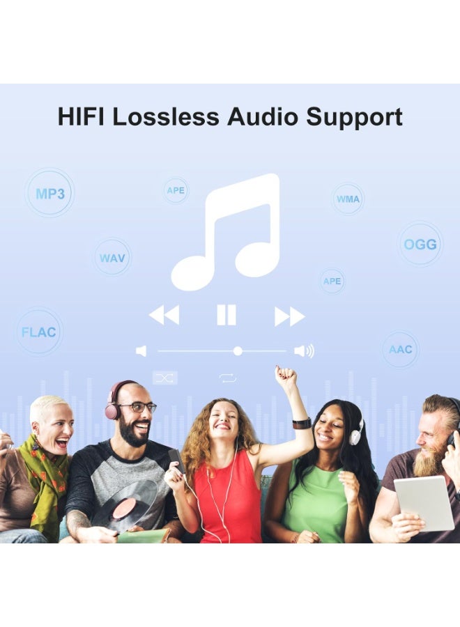 MECHEN مشغل MP3 مع بلوتوث وواي فاي وشاشة تعمل باللمس مقاس 4 بوصة ونظام أندرويد 9.0 ومعالج MTK ثماني النواة من ميشين، مشغل MP4 مع سبوتيفاي، واوديبل - Image 4