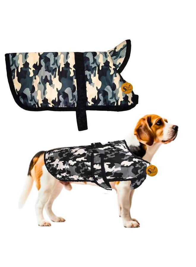 Sage Square Fleece Lined Warm Dog Jacket Windproof Camouflage Dog Vest Winter Coat, Dog Apparel for Cold Weather Dog Jacket, Random (1 Piece) (Camouflage, XXL - 22Inch) - Image 1