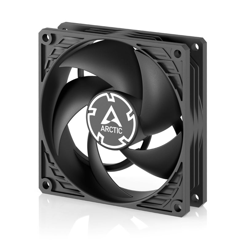ARCTIC P9 Max - PC Fan, High-Performance 92 mm PWM case Fan, 450-4300 RPM, Optimized for Static Pressure, 0dB Mode - Black - Image 1