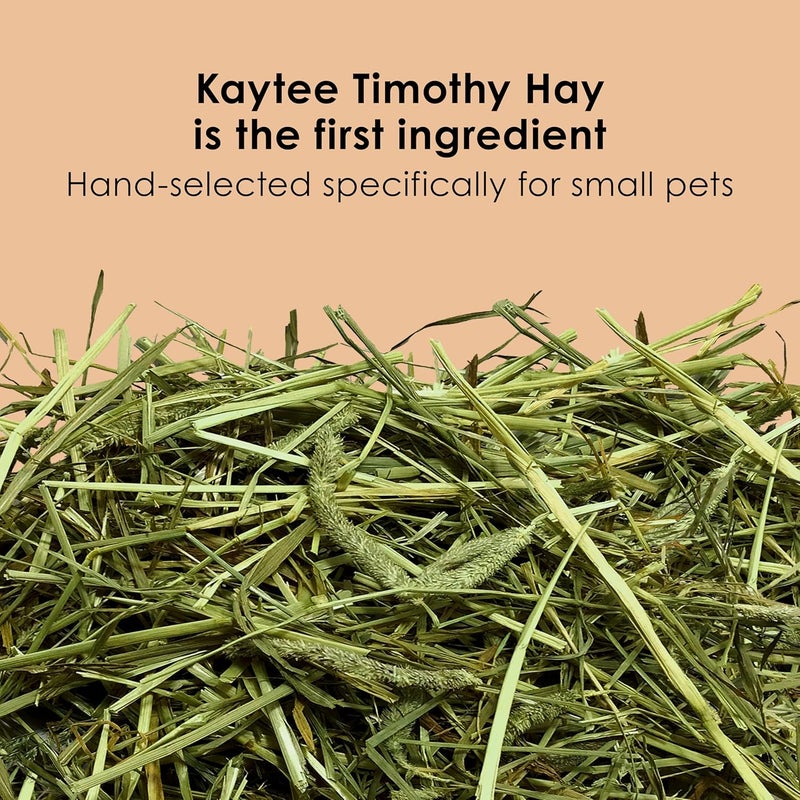 Kaytee Timothy Complete Rabbit Food, Made with Timothy Hay, High in Fiber, Supports Dental Health and Digestion, 4.5 pounds - Image 3