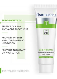 Pharmaceris Pharmaceris Ph Sebo Matt-Moistatic Cream, 50 ML  - Image 2